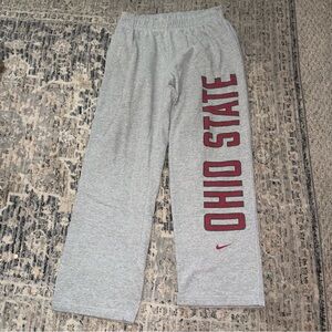 Vtg Nike Ohio State Flare gray sweatpants block letters Large